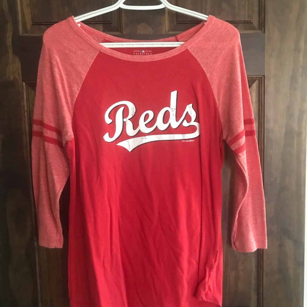 Cincinnati Reds 3/4 baseball tee